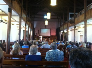 Jackson preaching at Mokuaikaua